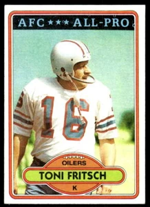 1980 Topps #165 Toni Fritsch Houston Oilers - Picture 1 of 2