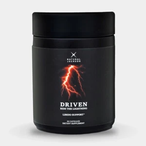 Natural Jackson Natural Driven Libido Booster for Men Sealed 30 Capsules - Picture 1 of 4