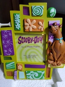 Scooby Doo photo picture frame 6.5 X 7.5 Holds 3X3" Photo vtg. 2000 NEW Vandor - Picture 1 of 10