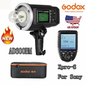US Godox AD600BM 600W HSS Studio Flash+XPro-S Trigger+CB-09 Case Kit For Sony - Picture 1 of 11