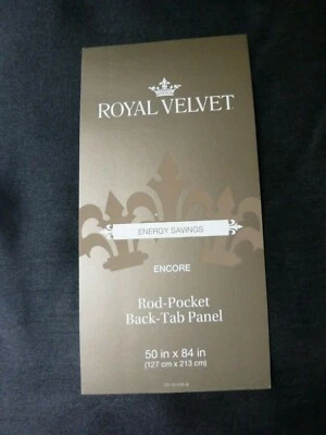 NUEVO JCP ROYAL VELVET ENCORE LENGÜETA TRASERA FRANELA PANEL FORRADO 50"W X 84" L $60 NUEVO Foto 1 de 4