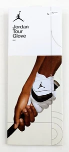 Nike Jordan Tour Golf Gloves Left Hand - White - Large *NEW* - Picture 1 of 4