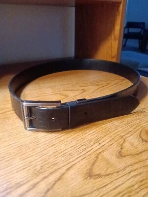 Cinturón negro de cuero sintético para hombre Calvin Klein talla: 36 Foto 1 de 4