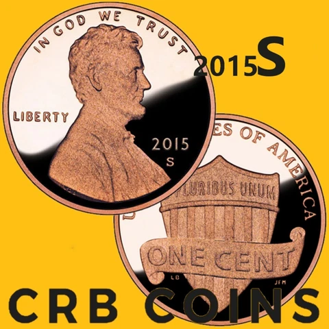 2015-S Proof "Lincoln Shield Cent" - Penny - (UNC) KM#468 -LP15S Cover
