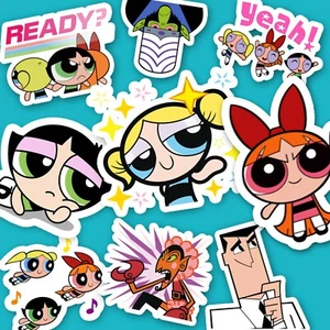 Powerpuff Girls Stickers,  Journal Stickers, Scrapbooking Cartoon Network [USA] - Picture 1 of 6