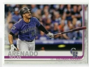 Nolan Arenado 2019 Topps Series 1 Baseball Base Common #276 Colorado Rockies - Picture 1 of 1