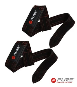 Pure2Improve - Buffalo Leather Weight Lifting Bar Straps - P2I201100 - Picture 1 of 2