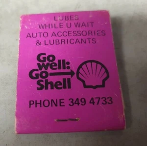 1970s ? SHELL Oil Co LOGAN RD DRIVEWAY QLD Match Book - Picture 1 of 3