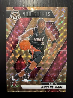 2024-25 Panini Mosaic NBA Greats Bronze Prizm /75 Dwyane Wade #300 Miami Heat - Image 1 of 4