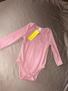 SHEIN BRAND PINK/MAUVE ? ONE PIECE LS 9-12 M NNT - Picture 1 of 5