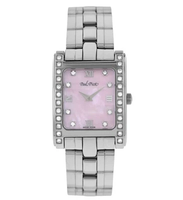 Paul Picot 4080 Diamonds Pink MOP Dial Steel 25MM Ladies' Quartz - Image 1 of 4