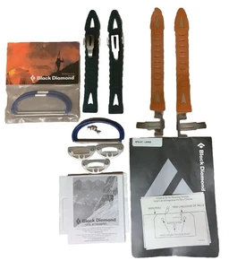 Kit de punta y cola de piel de cola de esquí de diamante negro 83 mm con kit STS y bucle de punta STS - L - Imagen 1 de 21