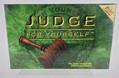 Pressman 1998 Judge For Yourself Courtroom Drama Board Game - New & Sealed - Image 1 of 4