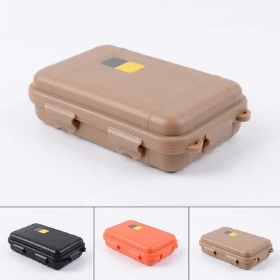 Chaud Vente Emballé Imperméable Boite Survie Récipient Rangement Étui Outil Sec - Photo 1/4