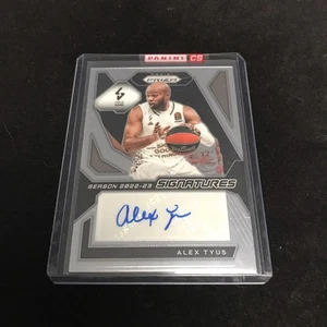 Alex Tyus 2023-24 Panini Prizm EuroLeague #SI-TYU Auto  - Picture 1 of 1