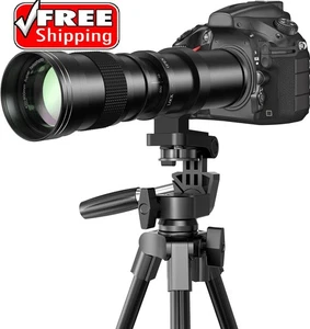 EF/EF-S 420-800mm F8.3 Telephoto Zoom Lens(MF) for Canon EOS Rebel T8i/T7i/T7... - Picture 1 of 6