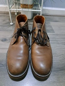 Stivali chukka Wolverine 1883 in pelle marrone usati in ottime condizioni da uomo taglia US 9,5 - Foto 1 di 10