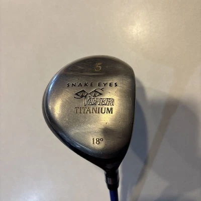 Snake Eyes Viper Titanium 18 Degree 5 Fairway Wood 39” 40” Black RH RIGHT HANDED - Image 1 of 4
