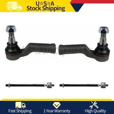4 Outer Inner Delphi Tie Rod End For Volvo XC60 2011 2010 - Image 1 of 4