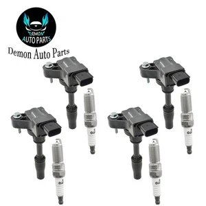 4pcs Ignition Coil and Spark Plug For 2018-2020 Buick Regal TourX 2.0L L4 - Picture 1 of 7