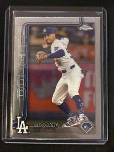 🔥Mookie Betts 2025 Topps Chrome #50 Los Angeles Dodgers - Picture 1 of 2