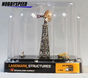 WOODLAND SCENICS OLD WINDMILL BUILT & READY N SCALE gauge scenery farm WDS4936 - Picture 1 of 8
