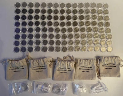 120 U.S.State quarter collection in capsules w/pouches commemorative gallery! - Image 1 of 4
