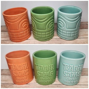 Disney Trader Sam’s Grog Grotto Tiki Rum Flight Set of 3 Souvenier Shot Glasses - Picture 1 of 5