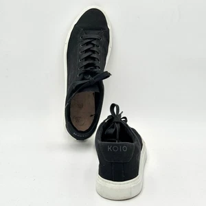 Tenis KOIO Capri Lona Para Hombres Zapatillas bajas de Lujo Negras Activas Preppy Zapatos - Imagen 1 de 13