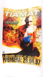 Poster Tiamat A Deeper Kind Of Slumber 18x24" 60x42cm original 1997 rare - Picture 1 of 1