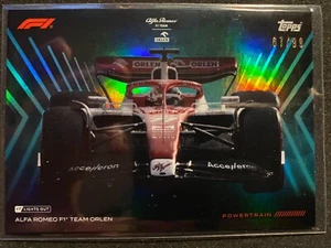 2022 TOPPS Lights Out Formula 1 Racing Powertrain Alfa Romeo Racing Orlen /99 - Bild 1 von 2