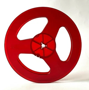 Svema Red 7'' Empty Reel for Recording Tape. For music lovers. Rarity color. - Picture 1 of 12