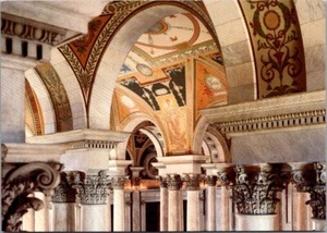 GREAT HALL Thomas Jefferson Building interior view 4x6 Postcard - Picture 1 of 2