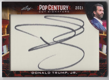 2021 LEAF METAL POP CENTURY DONALD TRUMP JR. CUT SIGNATURE AUTO AUTOGRAPH 