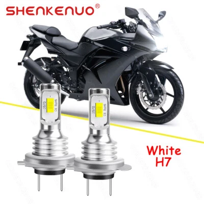 Faros LED para Kawasaki Ninja 250R 2008 2009 2010 2011 2012 Foto 1 de 4