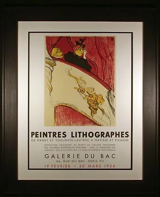 Pôster de exposição Toulouse-Lautrec 1954 Le Missionnaire Penn impressões famosas - Imagem 1 de 3