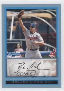 2009 Bowman Draft Prospects Blue /399 Ben Carlson Benjamin Carlson #BDPP24