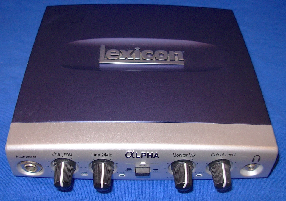 Lexicon Alpha Digital Recording Audio Interface - Model LEXALPHA V - Image 1 of 4