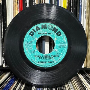 RONNIE DOVE - WHEN LIKING TURNS TO LOVING / I'M LEARNING TO SMILE AGAIN (7") 195 - Picture 1 of 2