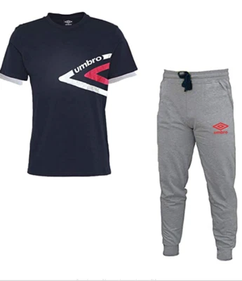 Tuta Ragazzo Pantalone Lungo Mezza Manica in Cotone Umbro Art. 65030 - Immagine 1 di 4