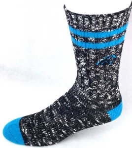 Calcetines de suéter de equipo de fútbol americano negro y azul agua negro y azul alpino tejido - Imagen 1 de 3