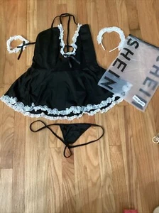 neues Shein Dessous Set mit passendem String Größe L - Bild 1 von 2