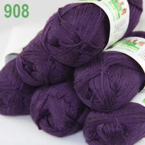 Sale Lot 6SkeinsX50g Soft Bamboo Cotton Baby Wrap Hand Knitting Crochet Yarn 908 - Picture 1 of 15