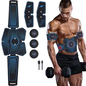 ABS Stimulator Bauchmuskeltrainer ems Trainingsgerät Elektro Fitness Exerciser - Bild 1 von 7