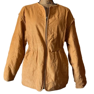 Jaqueta de veludo mostarda/castanho Universal Threads nova com etiquetas tamanho grande - Imagem 1 de 4