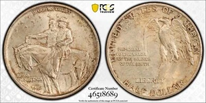 PCGS MS65 1925 Stone Mountain Commemorative Half Dollar - Picture 1 of 3