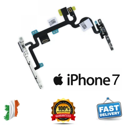 For Apple iPhone 7 Volume Button Flex Mute Silent Switch With Bracket Foto 1 de 2