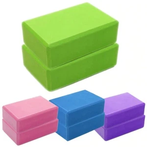 2 Pcs Yoga Block Brick Foam Sport Health Home Exercise Gym Tools Yoga Blocks - Picture 1 of 15