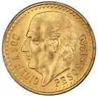 1945 Mexico Dos Y Medio 2.5 Pesos 90% Gold Coin BU 2.083 Grams 22k Investment