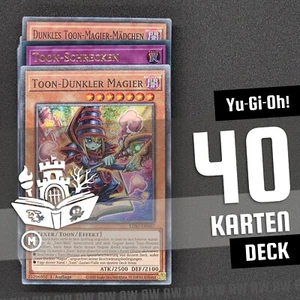 Yugioh! - 🎉 Toon Deck - Spielbereit - mit Toon-Dunkler Magier - Deutsch! 🔽 - Bild 1 von 20